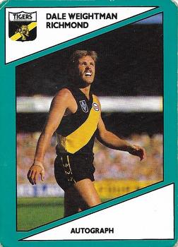 1988 Scanlens VFL #134 Dale Weightman Front